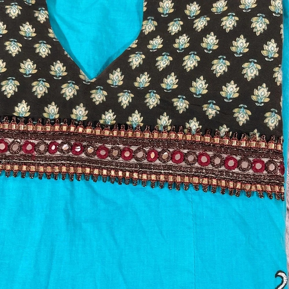 Women’s FFU Indian Kurti short sleeve Large - Picture 6 of 7